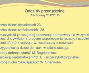 wybrane slajdy z prezentacji: „Sześciolatek w przyjaznej szkole” 